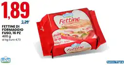Eurospin Land fettine di formaggio fuso offerta