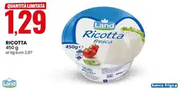 Eurospin Land ricotta offerta