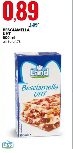 Eurospin Land besciamella uht offerta