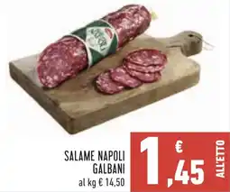 Conad Salame napoli GALBANI offerta
