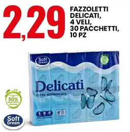 Eurospin Soft dream fazzoletti delicati offerta