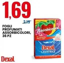 Eurospin Dexal fogli profumati assorbicolori offerta