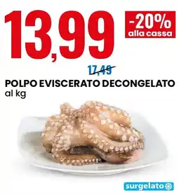 Eurospin Polpo eviscerato decongelato offerta