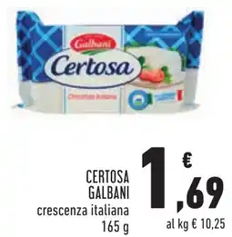 Conad Certosa GALBANI offerta