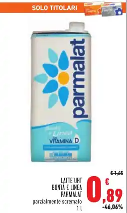 Conad Latte uht bontà e linea PARMALAT offerta