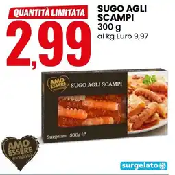Eurospin Amo essere sugo agli scampi offerta