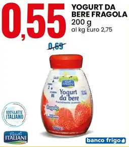 Eurospin Yogurt da bere fragola offerta