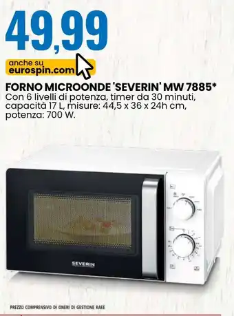 FORNO MICROONDE 'SEVERIN' MW 7885