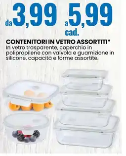 Eurospin Contenitori in vetro offerta