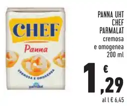 Conad Panna uht chef PARMALAT offerta