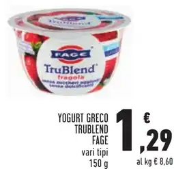 Conad Yogurt greco trublend FAGE offerta