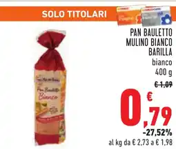 Conad Pan bauletto mulino bianco BARILLA offerta