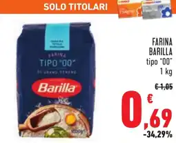 Conad Farina BARILLA offerta