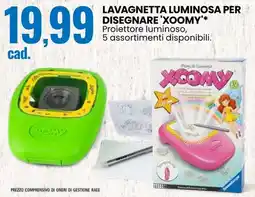 Eurospin Lavagnetta luminosa per disegnare 'xoomy' offerta