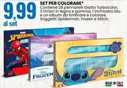 Eurospin Set per colorare offerta
