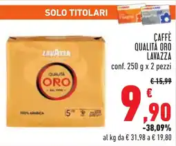 Conad Caffè qualità oro LAVAZZA offerta