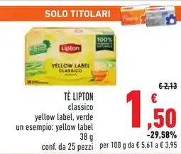 Conad Tè LIPTON offerta