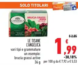 Conad Le tisane L'ANGELICA offerta