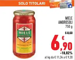 Conad Miele AMBROSOLI offerta