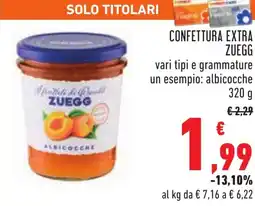 Conad Confettura extra ZUEGG offerta