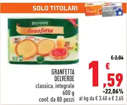 Conad Granfetta DELVERDE offerta
