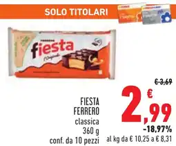 Conad Fiesta FERRERO offerta