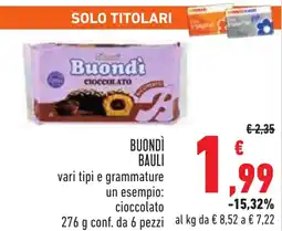Conad Buondì BAULI offerta