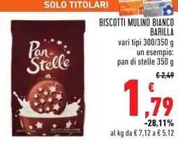 Conad Biscotti mulino bianco BARILLA offerta
