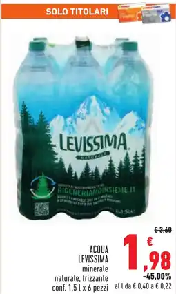 Conad Acqua LEVISSIMA offerta