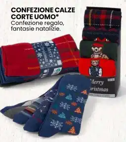Eurospin Confezione calze corte uomo offerta