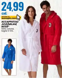 Eurospin Accappatoio juve/milan/ inter offerta