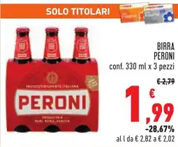 Conad Birra PERONI offerta