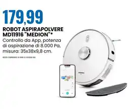Eurospin ROBOT ASPIRAPOLVERE MD11916 "MEDION" offerta