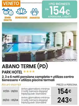 Eurospin Park hotel offerta