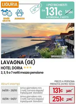 Eurospin Hotel doria offerta