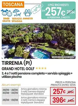 Eurospin Grand hotel golf offerta