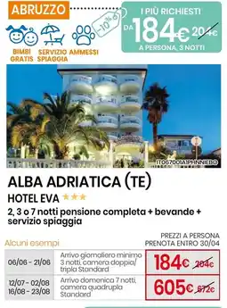 Eurospin Hotel eva offerta