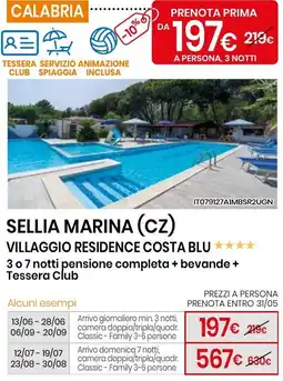 Eurospin Villaggio residence costa blu offerta