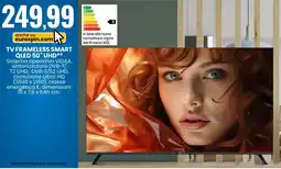 Eurospin TV FRAMELESS SMART QLED 50" UHD offerta