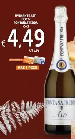 Spazio Conad Spumante asti docg FONTANAFREDDA offerta