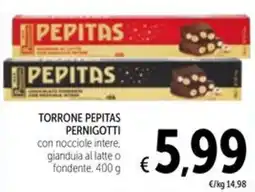 Spazio Conad Torrone pepitas PERNIGOTTI offerta