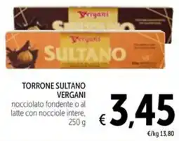 Spazio Conad Torrone sultano VERGANI offerta