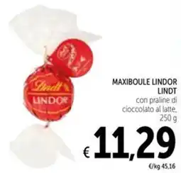 Spazio Conad Maxiboule lindor LINDT offerta