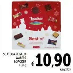 Spazio Conad Scatola regalo wafers LOACKER offerta