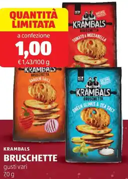 ALDI Krambals bruschetta offerta