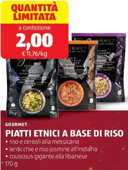 ALDI Gourmet piatti etnici a base di riso offerta