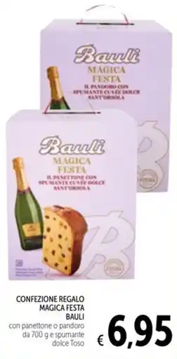 Spazio Conad Confezione regalo magica festa BAULI offerta