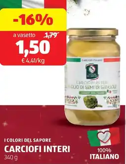 ALDI I colori del sapore carciofi interi offerta