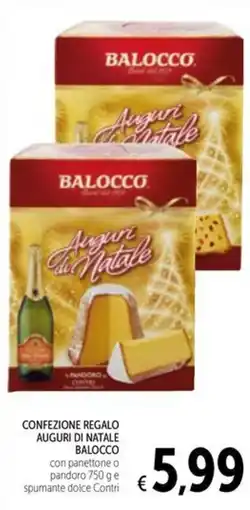 Spazio Conad Confezione regalo auguri di natale BALOCCO offerta