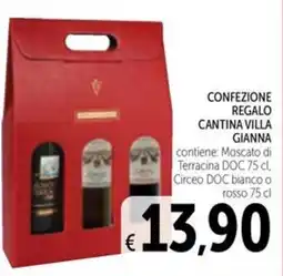 Spazio Conad Confezione regalo CANTINA VILLA GIANNA offerta